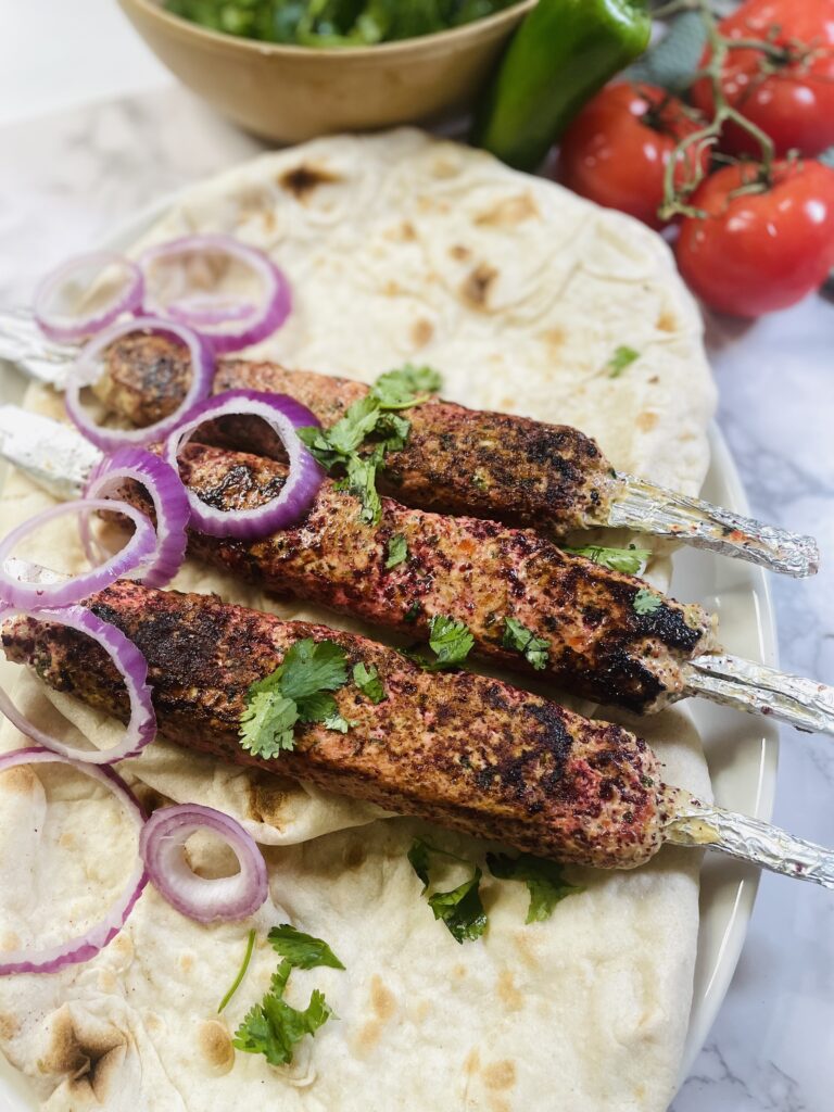 Minced Chicken Kabobs