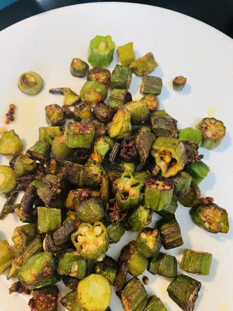 okra for Bhindi ka Salan
