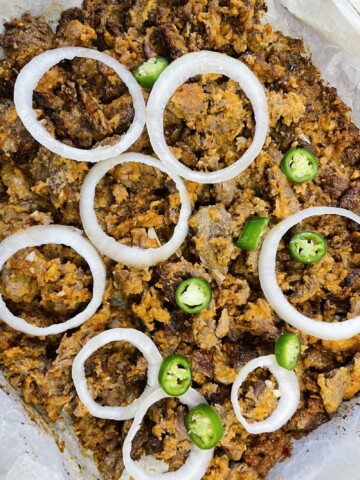 bihari kabob made in an air fryer
