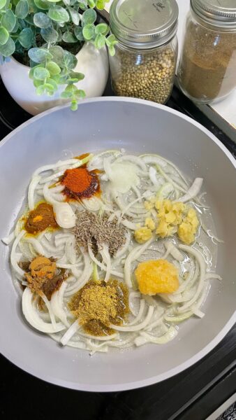 Ingredients used in making the masala 