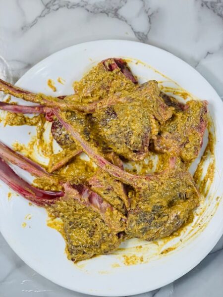 marinated chops