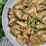 white chicken karahi