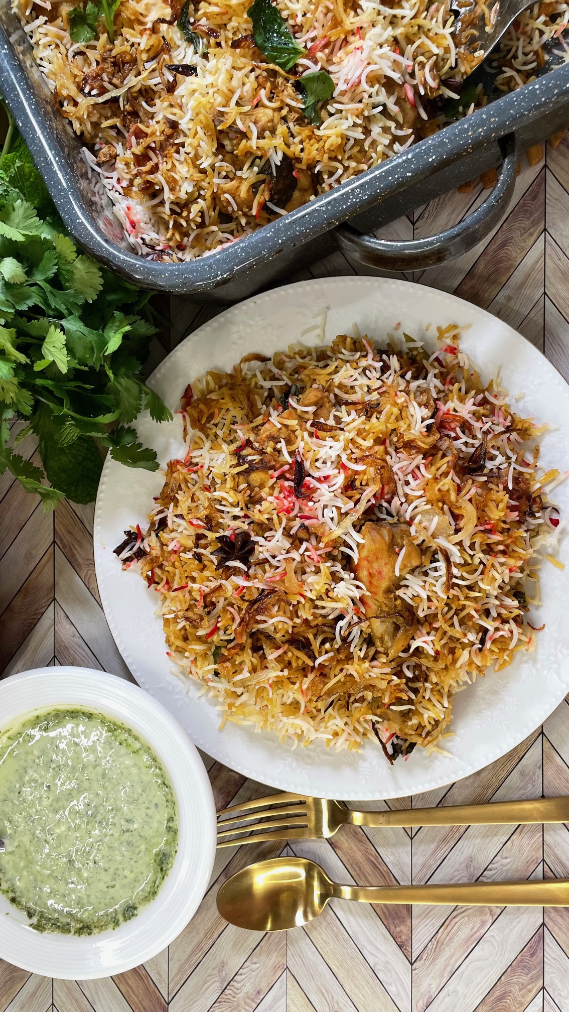 Easy chicken biryani