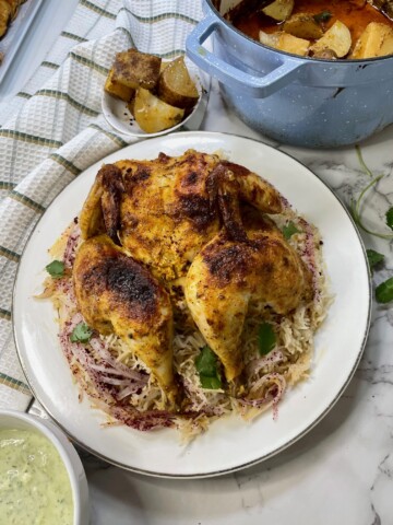 A perfect roasted chicken