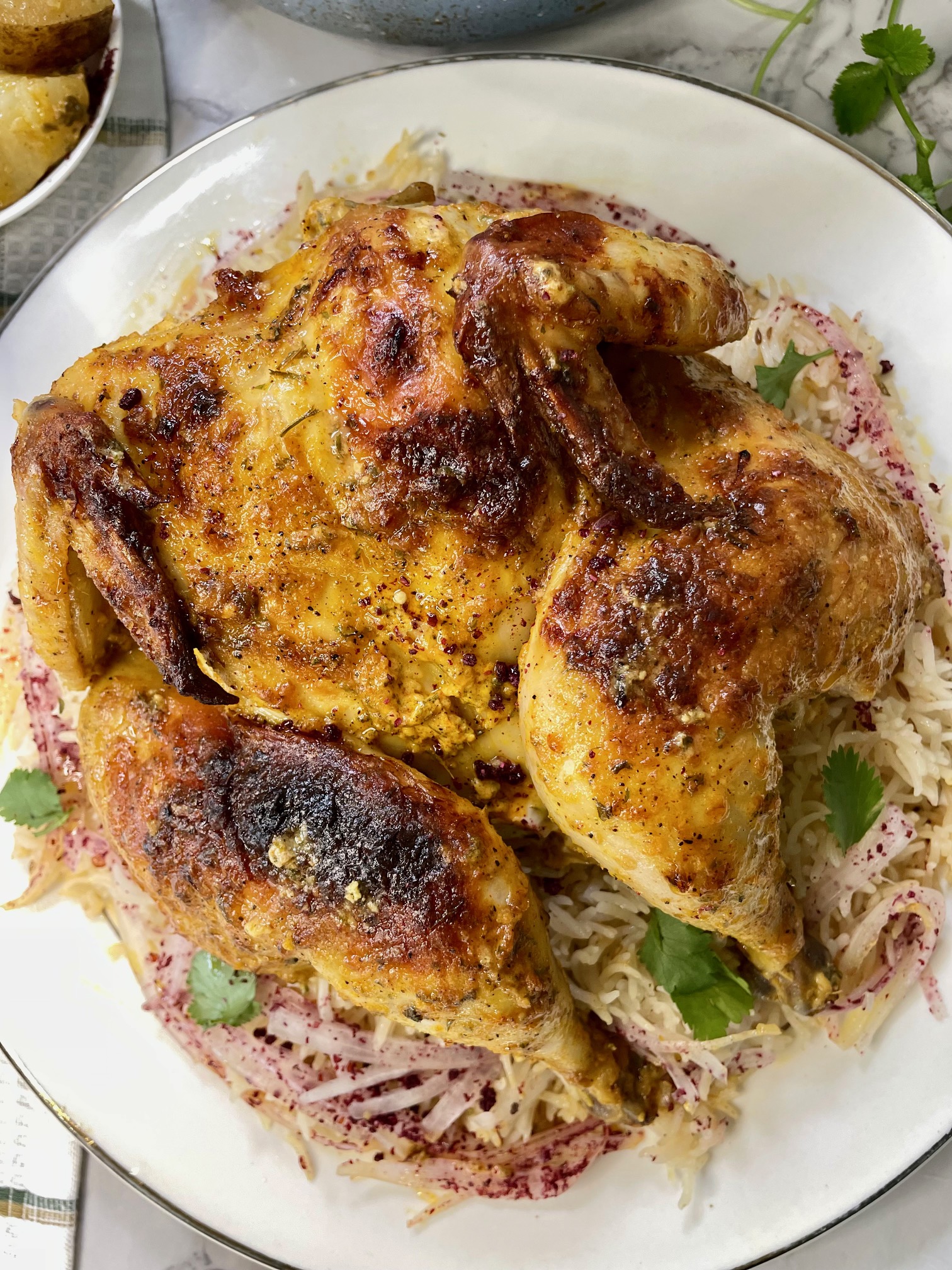 Roasted chicken