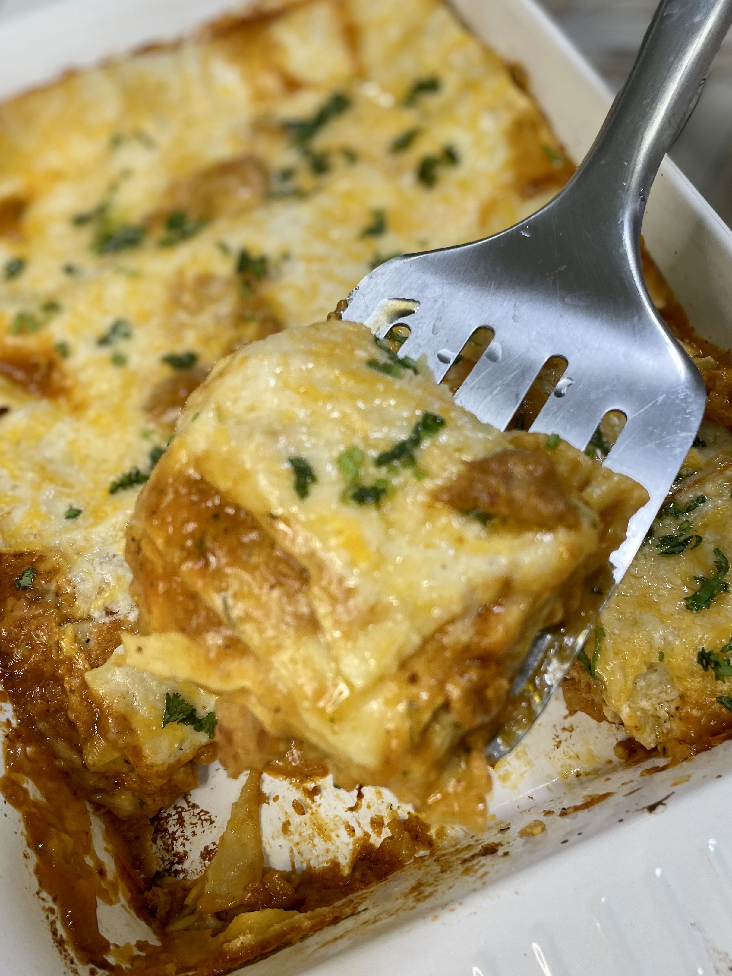 butter chicken lasagna