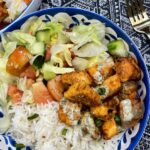 Tandoori salmon bowls