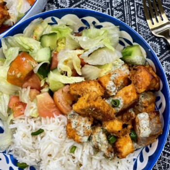 Tandoori salmon bowls
