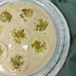 Easy Rasmalai made with Ricotta cheese