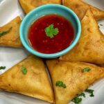 chicken and cheese samosa