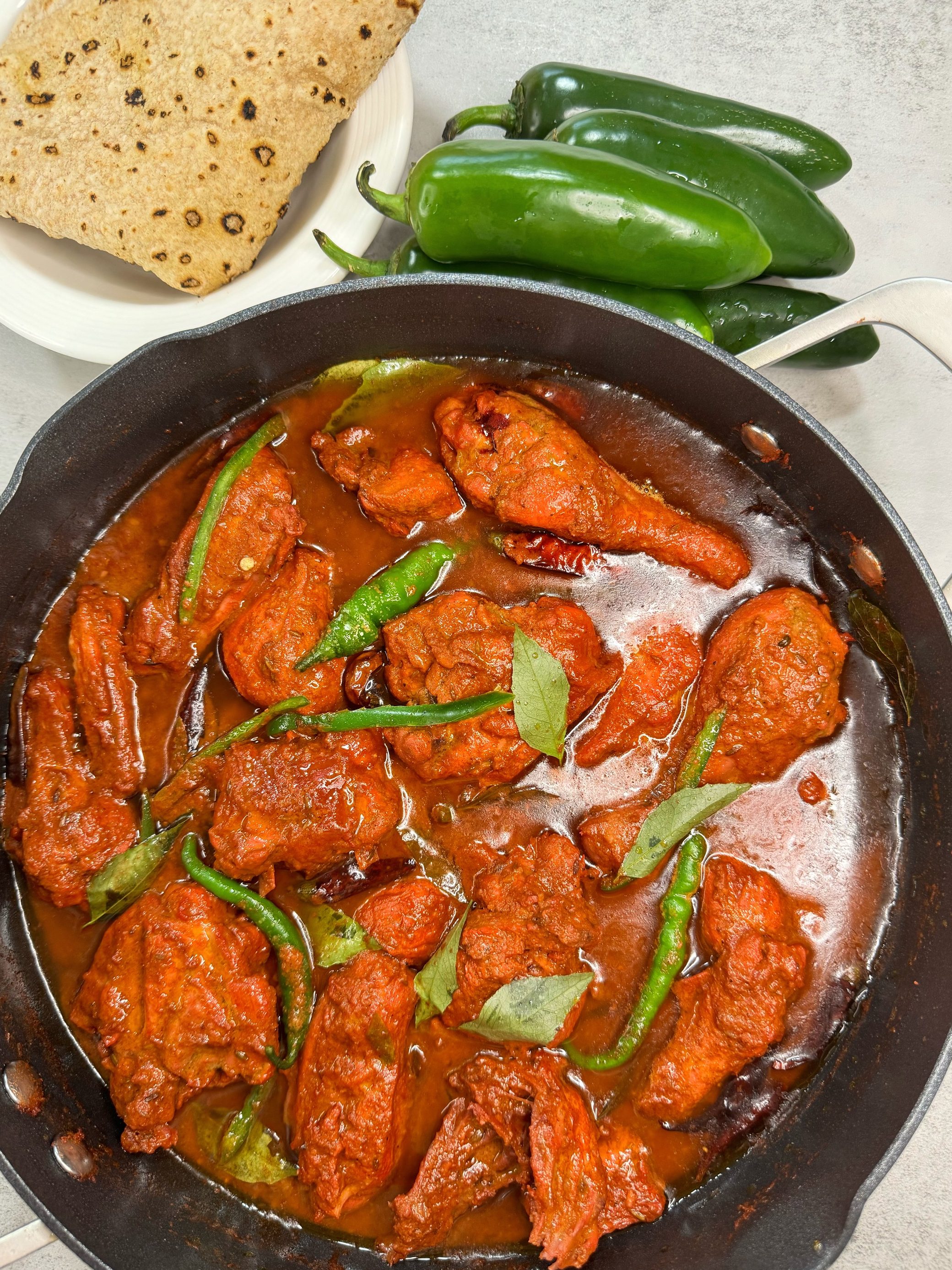 Hyderabadi lal chicken