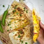 A quick and easy chicken quesadillas