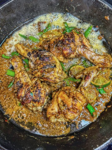 Tawa chicken spicy and tangy
