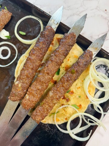 Ground beef kabobs