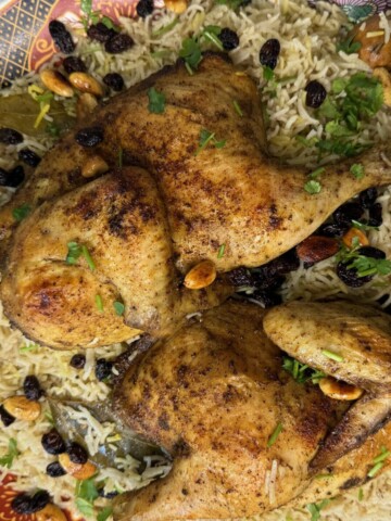 Chicken Mandi made in the oven