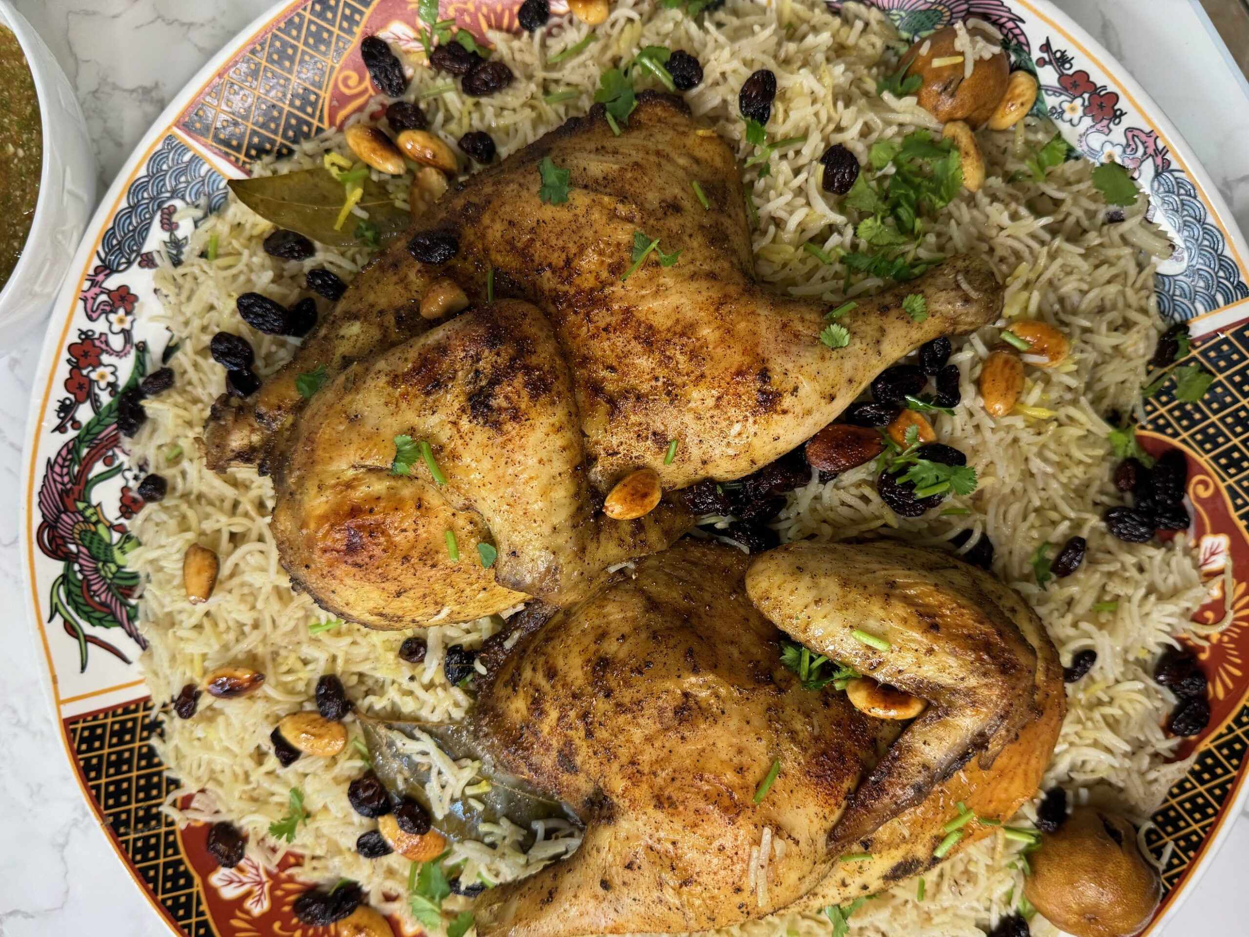 Chicken Mandi made in the oven