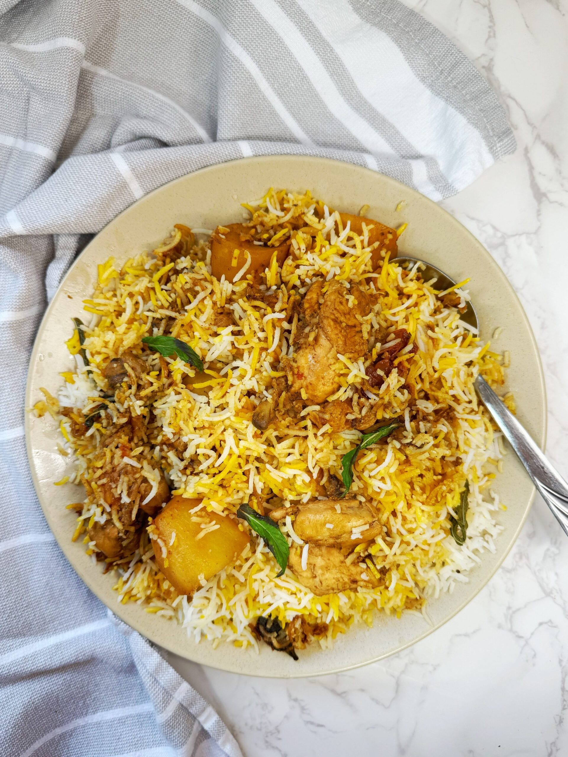 Easy Sindhi Biryani with Potatoes