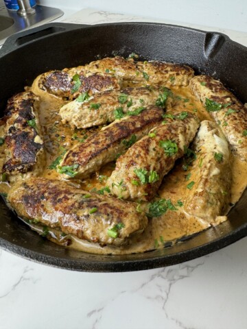 Malai chicken kabobs