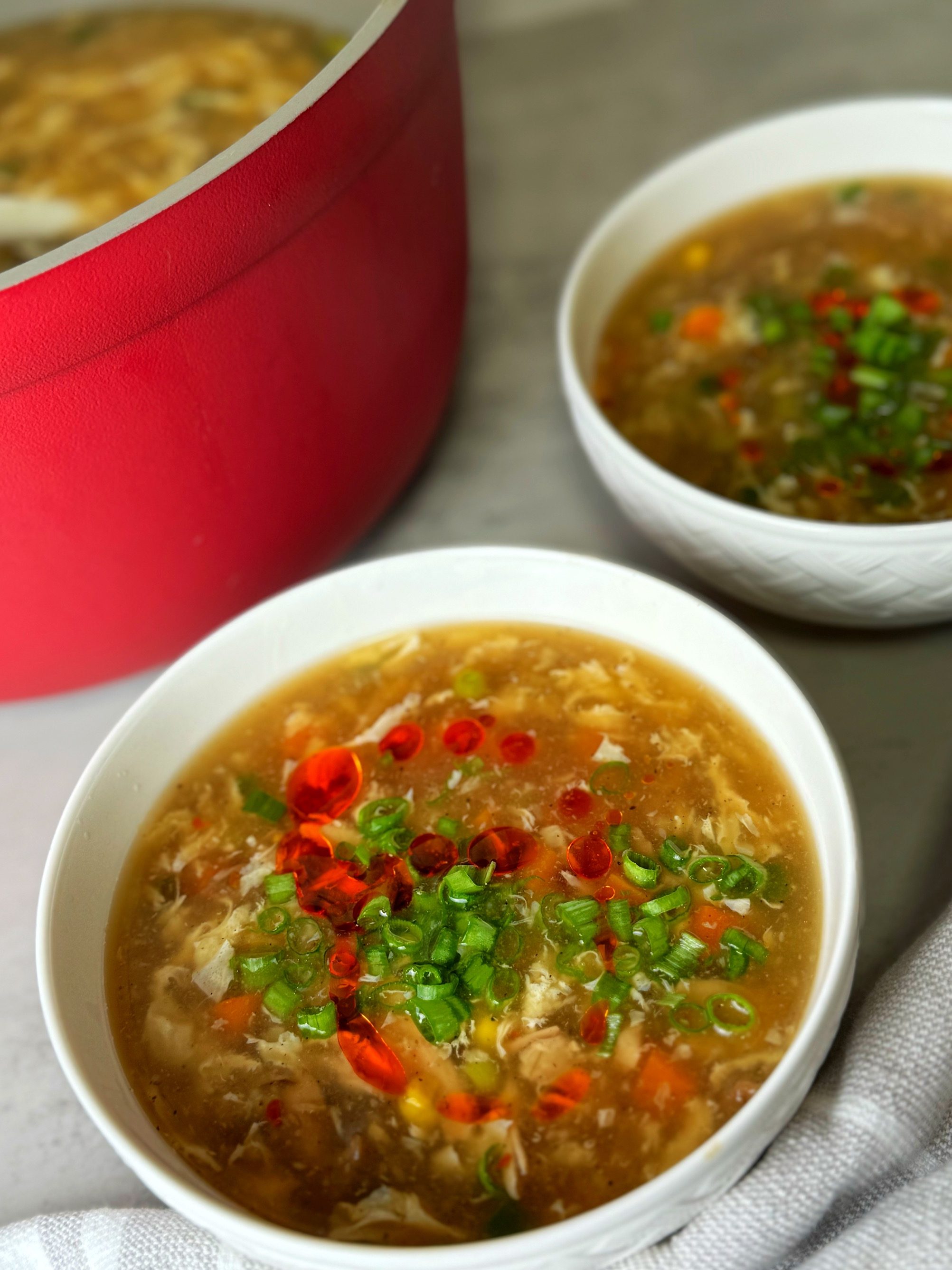 Hot and Sour Chicken Soup