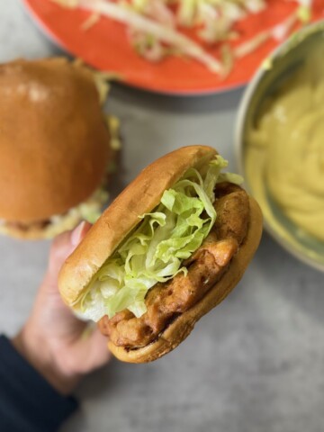 Mcdonalds copycat chicken burgers