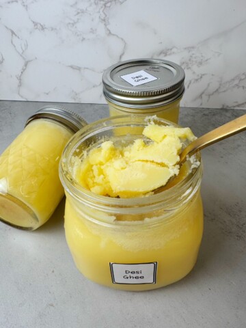 ghee made with heavy cream at home