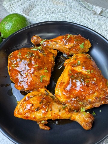Healthier version of hot honey buffalo chicken