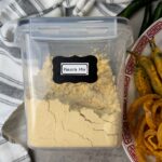 A mix of chickpea flour with the other spices.