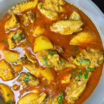 Chicken and potato soup in Pakistani style