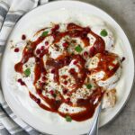 Meethy dahi bhary made with mash daal