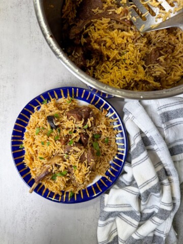 instant pot pulao made in less than an hour
