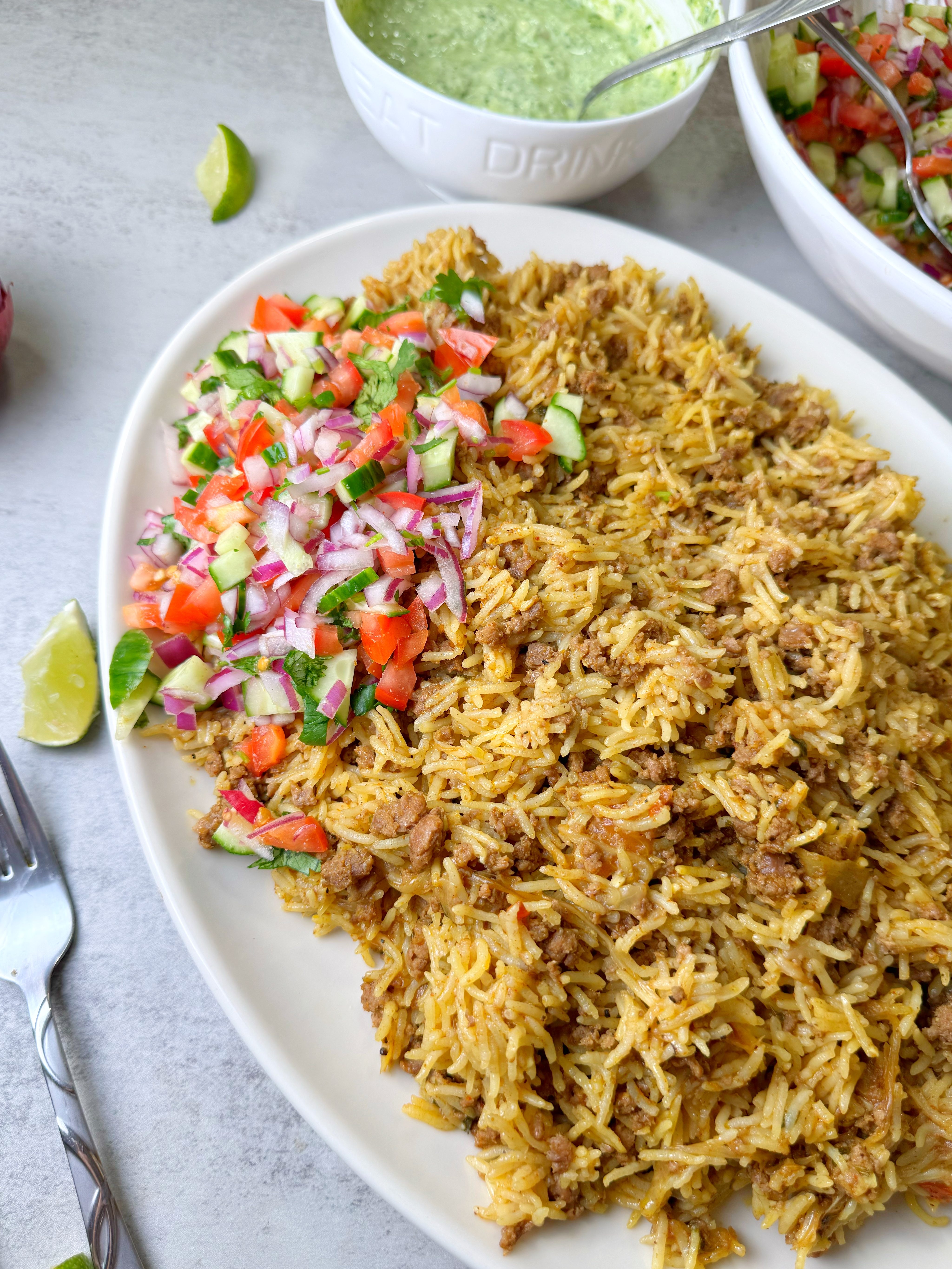 Instant Pot Keema Biryani is my go to recipe that is so versatile and made with chicken, mutton or beef