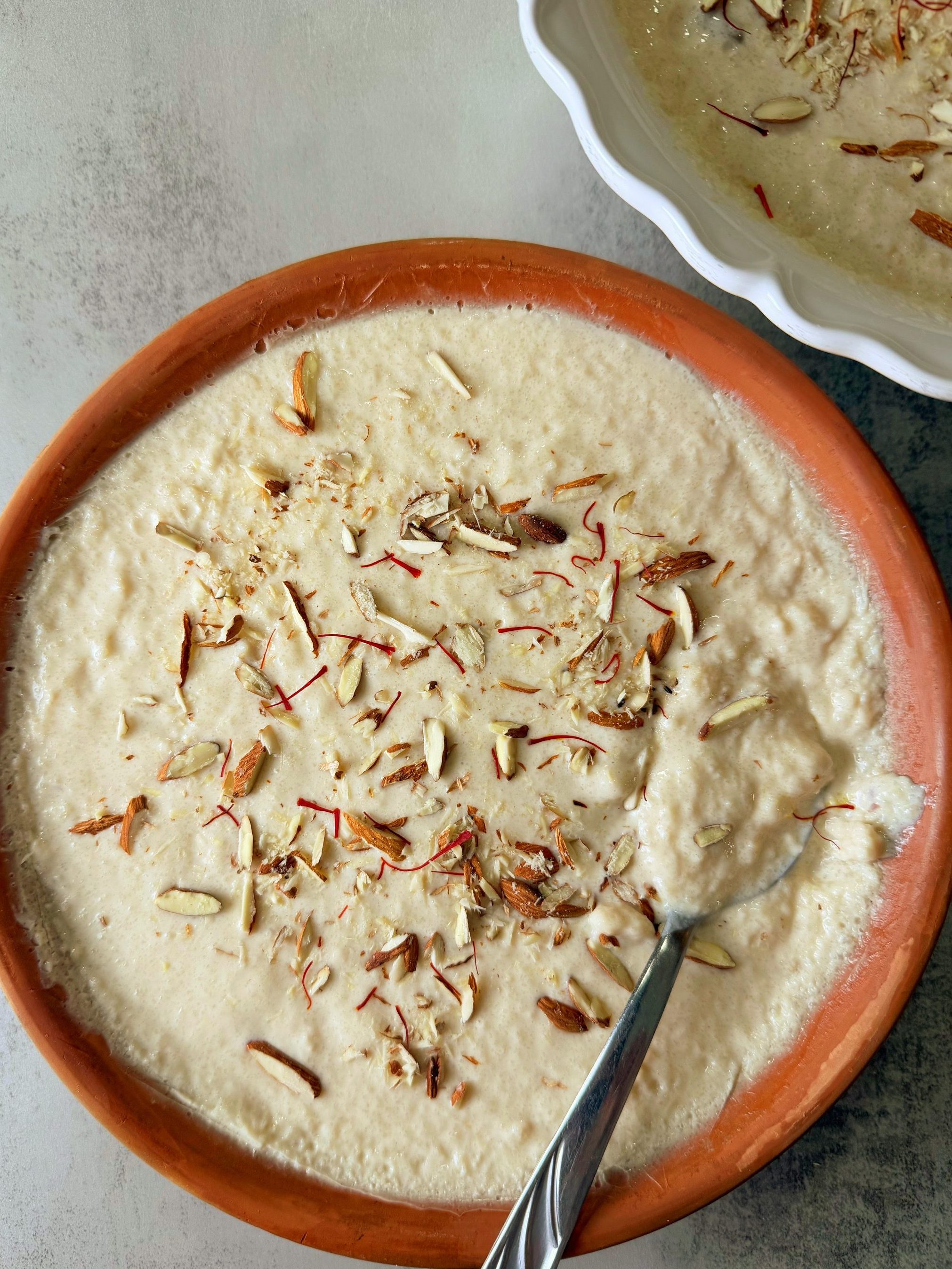 Peshawari kheer (made with caramelized sugar)